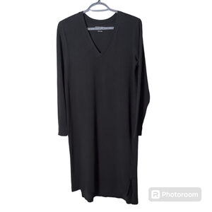 Universal Standard Tesino Washed‎ Jersey Dress Long Sleeve Size 2XS (US 6/8)